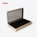 New Rose Gold handmade PU leather Jewelry gift box